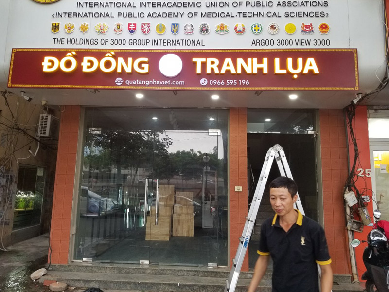 Thư mời khai trường Showroom tại 23 Quan Hoa - Cầu Giấy
